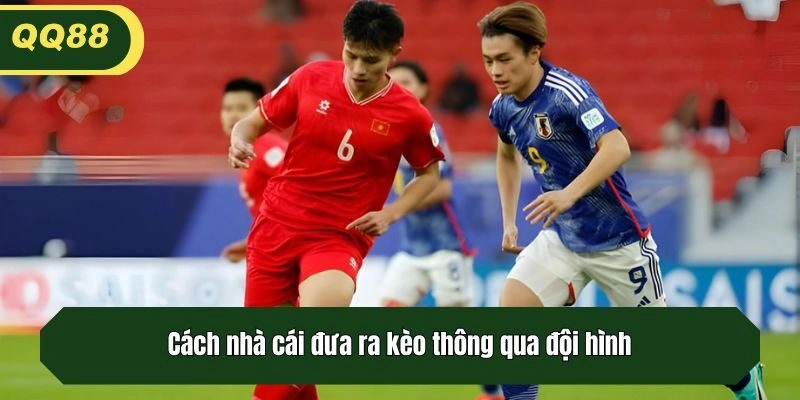 Cách nhà cái đưa ra kèo thông qua đội hình